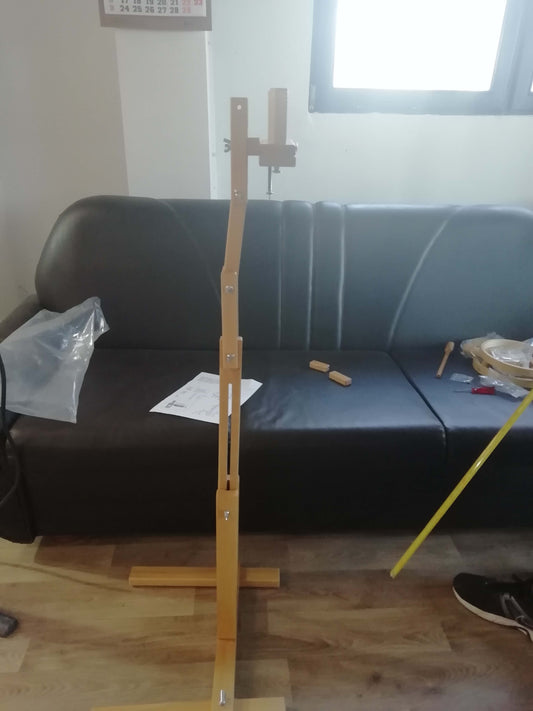 Adjustable stand for needlework